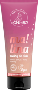 OnlyBio Regenerujący Wegański Cukrowy Peeling do Ciała z Maliną Nordycką 200ml