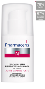 Pharmaceris N Active Capilaril Forte Krem Kojąco Wzmacniający do Cery Naczynkowej 30ml