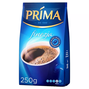 Prima Finezja Kawa Mielona o Harmonijnym Smaku i Wyjątkowym Aromacie 250g