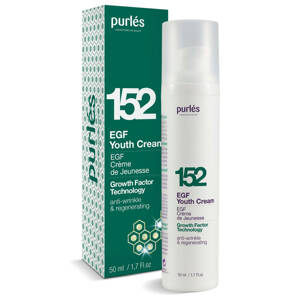 Purles 152 Growth Factor Technology EGF Krem Młodości dla Skóry Suchej i Bardzo Suchej 50ml