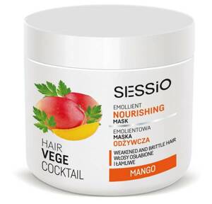 Sessio Hair Vege Coctail Odżywcza Maska do Włosów Osłabionych i Łamliwych z Mango 450g