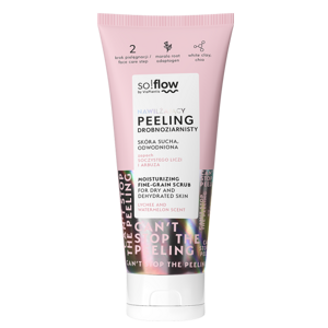 So!Flow Nawilżający Peeling Drobnoziarnisty dla Skóry Suchej i Odwodnionej 75ml