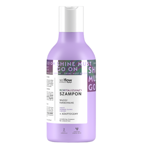 So!Flow Szampon Rewitalizujący i Nawilżający dla Włosów Farbowanych o Zapachu Jeżyny i Śliwki 400ml