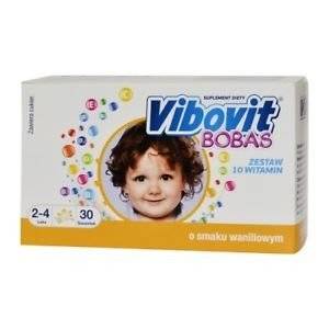 Vibovit Bobas waniliowy saszetki 2g ,30 sztuk