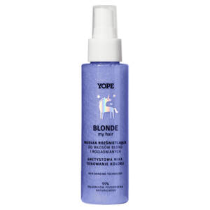 Yope Blonde my Hair Mgiełka Rozświetlająca do Włosów Blond i Rozjaśnianych Ametyst 100ml