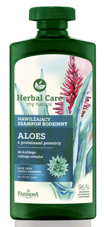  Herbal Care Nawilżający Szampon Rodzinny z Aloesem i Proteinami Pszenicy 500ml