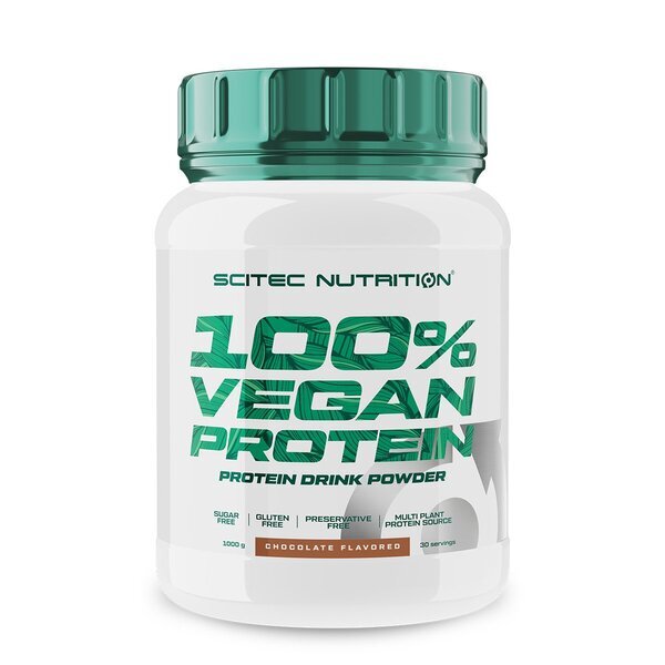 100% Vegan Protein, Chocolate - 1000g