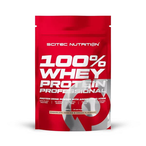 100% Whey Protein Professional, Chocolate Cookies & Cream - 1000g