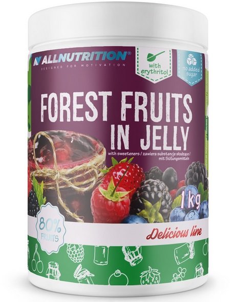 AllNutrition Forest Fruits In Jelly Galaretka Owoce Leśne Kawałki Borówki Maliny 1000g