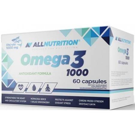 AllNutrition Omega3 1000 Ochrona przed Stresem Oksydacyjnym 60 Kapsułek