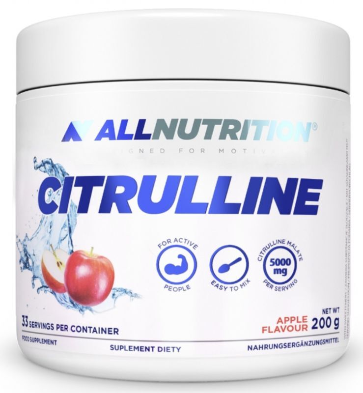 Allnutrition Citrulline Wspomaga Aktywny Trening Apple 200g