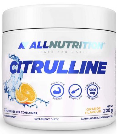 Allnutrition Citrulline Wspomaga Aktywny Trening Orange 200g