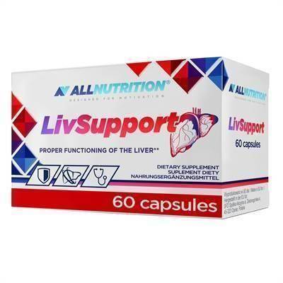 Allnutrition Livsupport dla Prawidłowego Funkcjonowania Wątroby 60 Kapsułek
