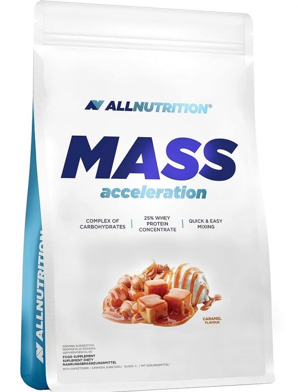 Allnutrition Mass Acceleration Karmel Kompleks Węglowodanowo - Proteinowy 3000g