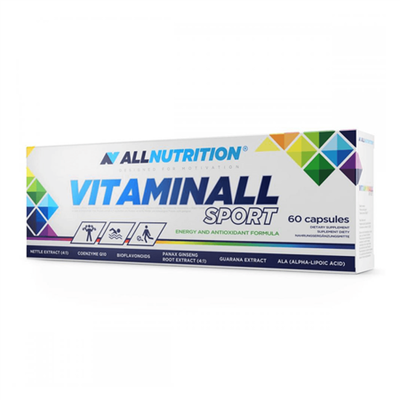 Allnutrition Suplement Diety Vitaminall Sport Formuła Antyoksydacyjna 60 Kapsułek