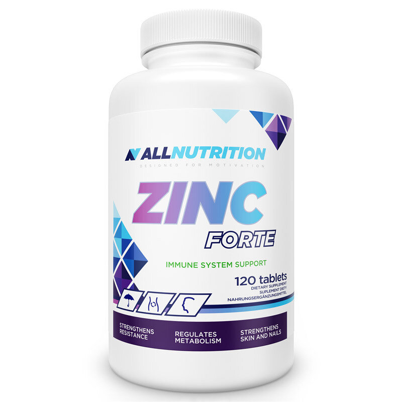 Allnutrition Zinc Forte Wsparcie Systemu Immunologicznego 120 Tabletek