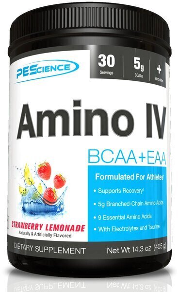 Amino IV, Strawberry Lemonade - 405g