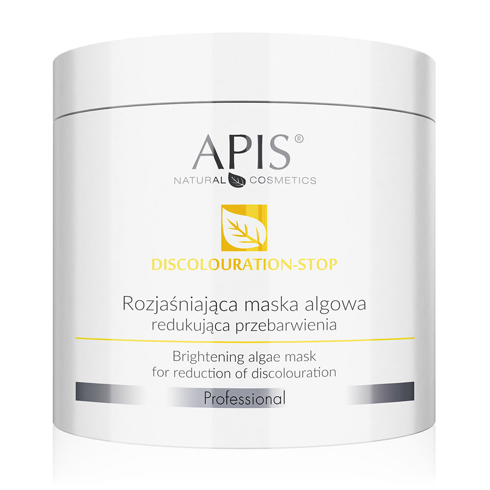 Apis Professional Discolouration Stop Rozjaśniająca Maska Algowa dla Skóry z Przebarwieniami 200g