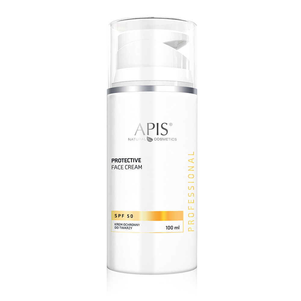 Apis Professional Protective Krem Ochronny SPF 50 dla Skóry Wrażliwej i z Przebarwieniami 100ml