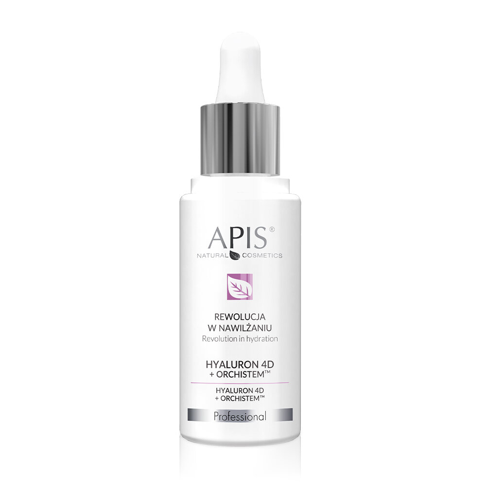 Apis Professional Rewolujca w Nawilżeniu Hyaluron 4D + Orchistem™ dla Skóry Suchej i Odwodnionej 30ml