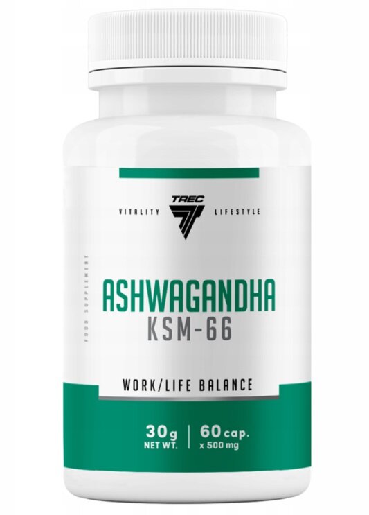 Ashwagandha KSM-66, 500mg - 60 caps