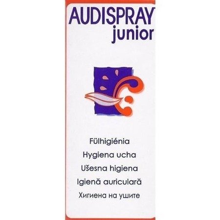 Audispray Junior Spray Do Ucha Naturalny Usuwający Woskowinę 25ml