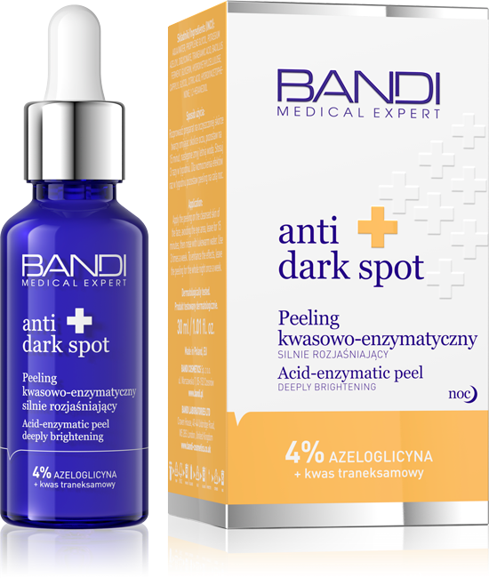 Bandi Anti Dark Spot Peeling Enzymatyczno-Kwasowy Rozjaśniający Przebarwienia 30ml