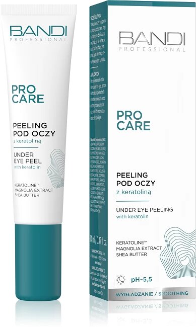 Bandi Professional Pro Care Peeling pod Oczy z Keratoliną 14ml