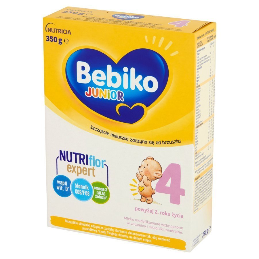Bebiko Junior 4 Mleko Modyfikowane z Witaminami dla Dzieci powyżej 2 Roku Życia 350g