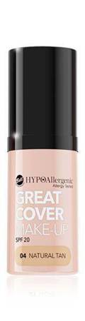 Bell HypoAllergenic Great Cover Make-Up SPF20 Hipoalergiczny Podład do Twarzy 04 Natural Tan 20g
