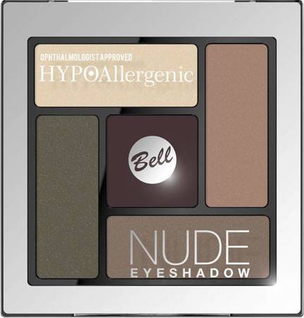 Bell HypoAllergenic Nude Eyeshadow Hypoalergiczne Satynowo-Kremowe Cienie do Powiek 04 5g