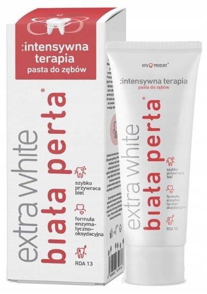 Biała Perla Intensywna Terapia Pasta Wybielająca do Zębów 75ml