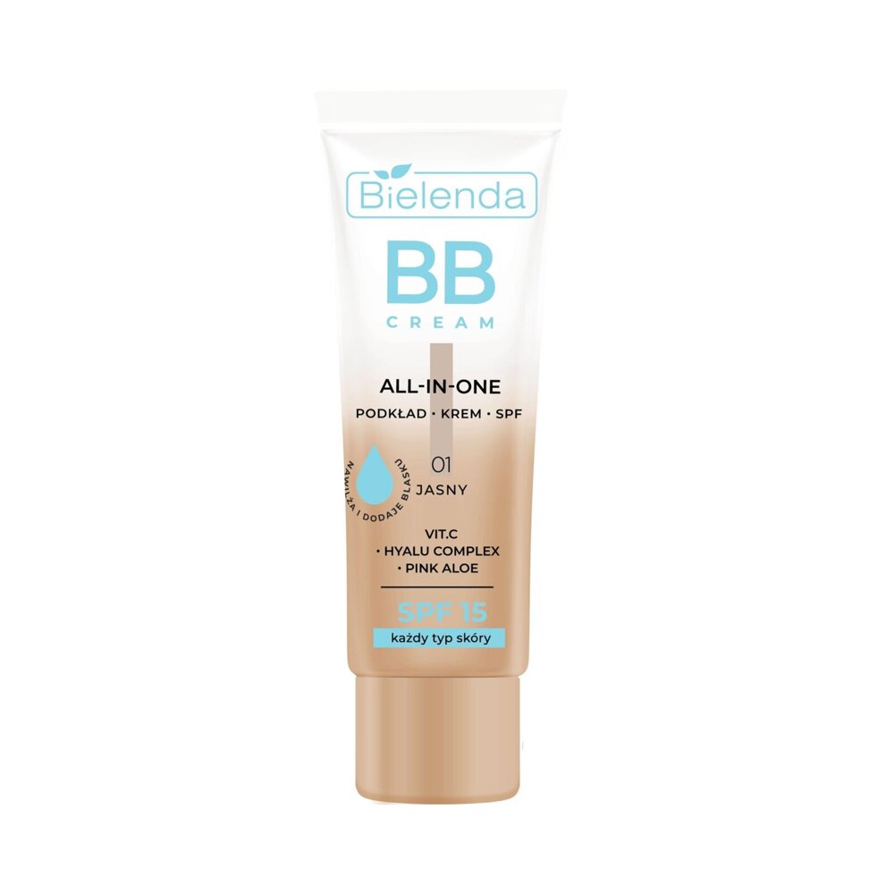 Bielenda All In One Krem BB dla każdego Rodzaju Skóry Nr 01 Light SPF15 30g