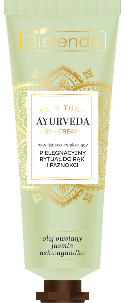 Bielenda Ayurveda Skin Yoga SPA Cream Nawilżający i Relaksujący Rytuał Pielęgnacyjny do Rąk i Paznokci 50ml