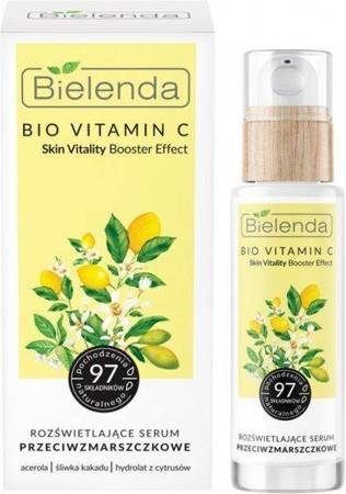 Bielenda Bio Witamina C Rozświetlające Serum do Twarzy na Dzień i Noc do Cery Dojrzałej 30ml Best Before 31.10.24