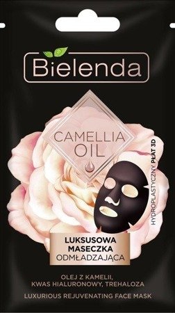 Bielenda Camellia Oil Luksusowa Maseczka Odmładzająca do Twarzy w Płacie 1 Szt