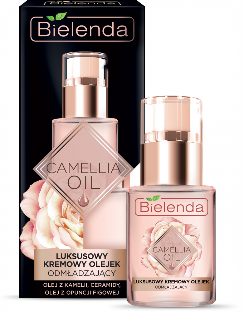 Bielenda Camellia Oil Luksusowy Kremowy Olejek Odmładzający do Cery Dojrzałej 15ml