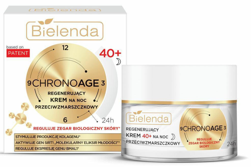 Bielenda Chrono Age 24 H Regenerujący Krem Przeciwzmarszczkowy 40+ na Noc 50ml