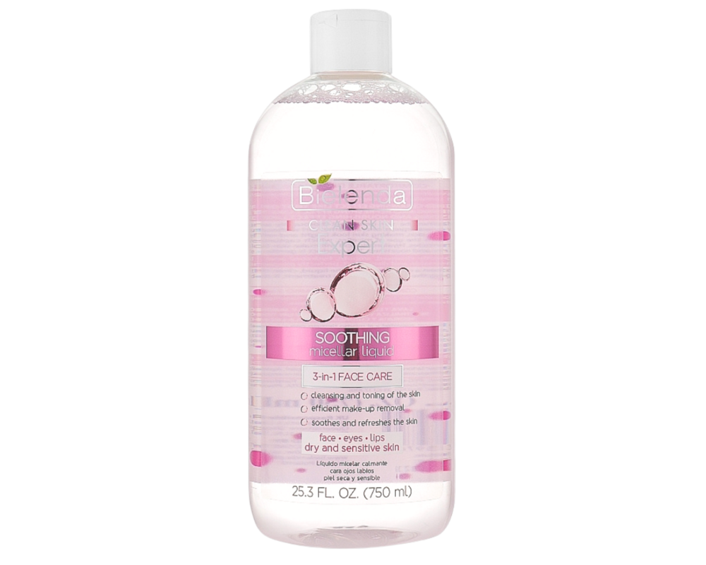 Bielenda Clean Skin Expert 3in1 Soothing Micellar Water 750ml