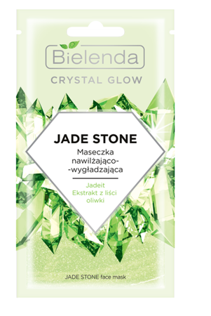 Bielenda Crystal Glow Jade Stone Nawilżająca Wygładzajaca Maseczka do Twarzy 8g