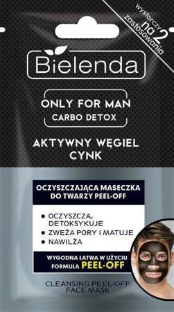Bielenda Only for Men Oczyszczająca Maseczka do Twarzy Peel-Off dla Mężczyzn 2x5g