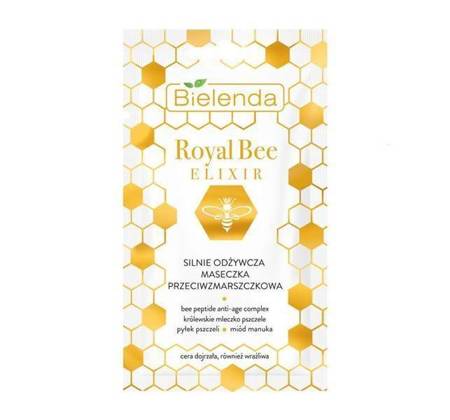 Bielenda Royal Bee Elixir Silnie Odżywcza Maska Przeciwzmarszczkowa do Skóry Dojrzałej 8g