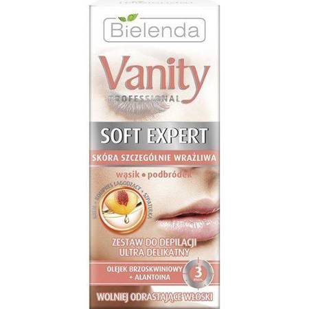 Bielenda Vanity Soft Expert Ultra Delikatny Zestaw do Depilacji Twarzy 15ml 