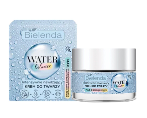 Bielenda Water Balance Intensywnie Nawilżający Krem do Twarzy Vegan 50ml