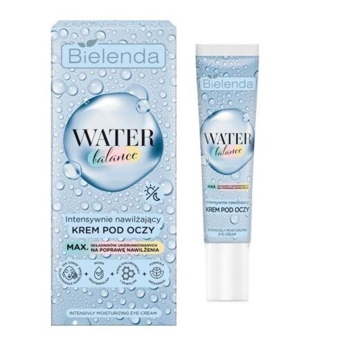 Bielenda Water Balance Intensywnie Nawilżający Wegański Krem pod Oczy 15ml