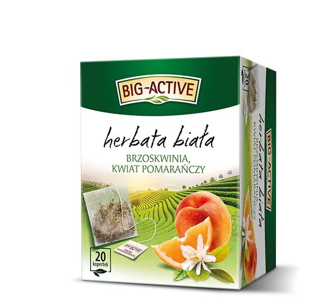 Big-Active Herbata Biała z Brzoskwinią i Kwiatem Pomarańczy 20x1,5g