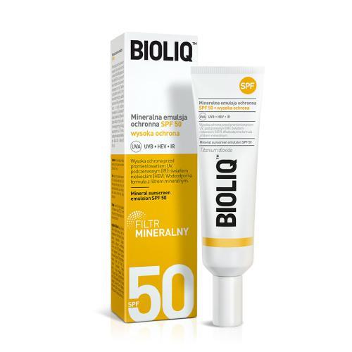 Bioliq SPF Mineralna Emulsja Ochronna z SPF 50 z Filtrem Mineralnym 30ml