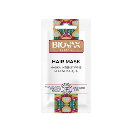 Biovax Botanic Maska Intensywnie Regenerująca z Octem 20ml