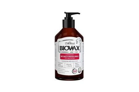 Biovax Czerwona Myjąca Ekoglinka Do Włosów Nawilża I Odżywia 200 ml