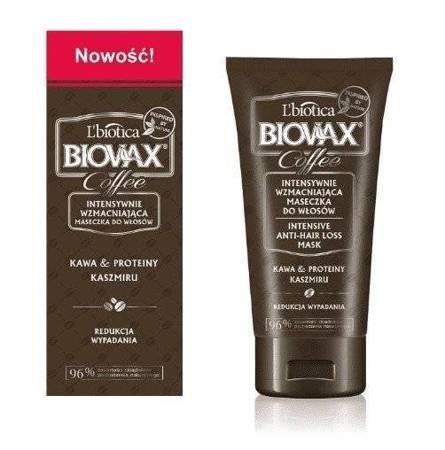 Biovax Glamour Coffee Maska Wzmacniająca Włosy Kawa & Proteiny Kaszmiru 150ml